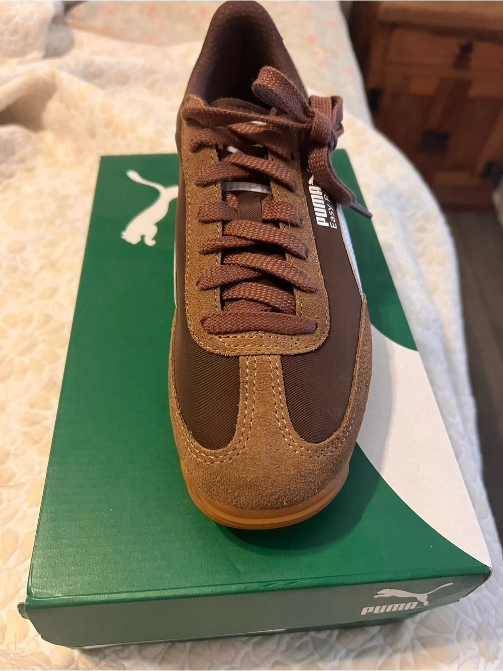 Puma Easy Rider Men's Brown & White Low-Top Sneakers
